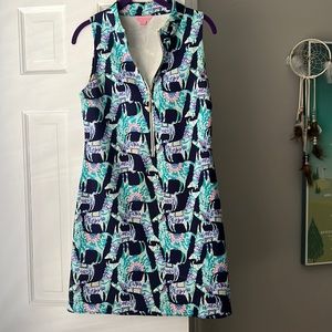 Lilly Pulitzer llama dress- size medium